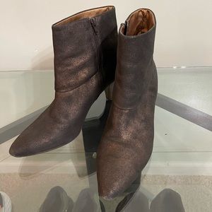 Bronze Talbots Ankle Booties